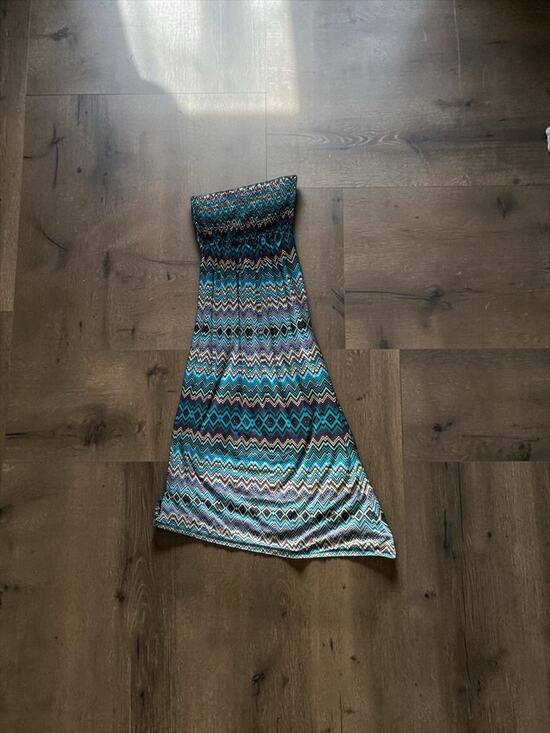 No Boundaries Dresses & Skirts - Y2K Bando‎ Top Maxi Dress No Boundaries Size Large Multicolor